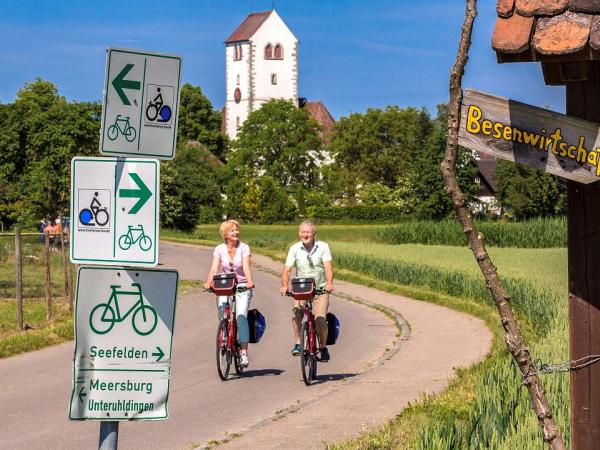 Cyclists near Maurach