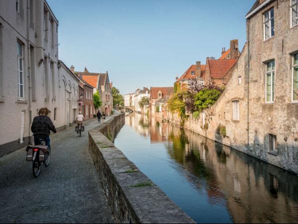 Cycling in Bruges