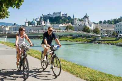 cyclists in Salzburg