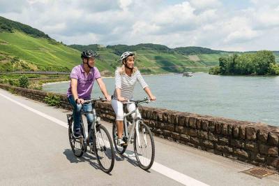 Rhine cycling path near Boppard