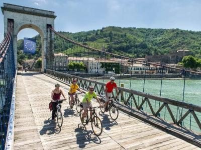 Birdge over Rhone River