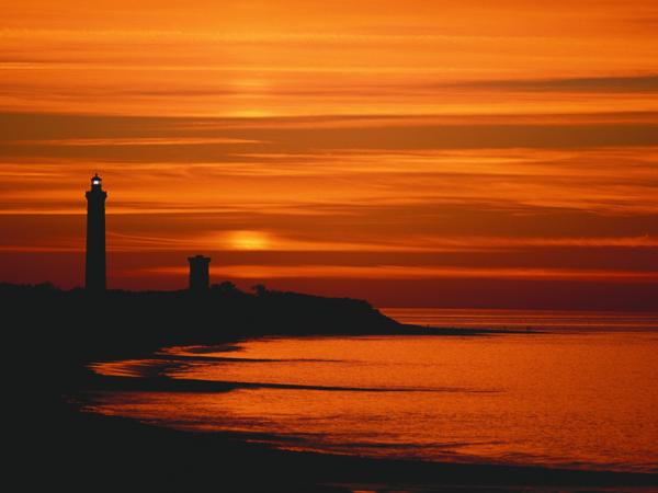 The Baleines lighthouse on the island of R