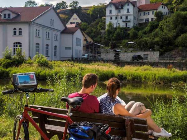 Cycling break near Obermarchtal