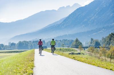 Cycling through the mountains