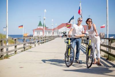Cyclists on Usedom/Heringsdorf