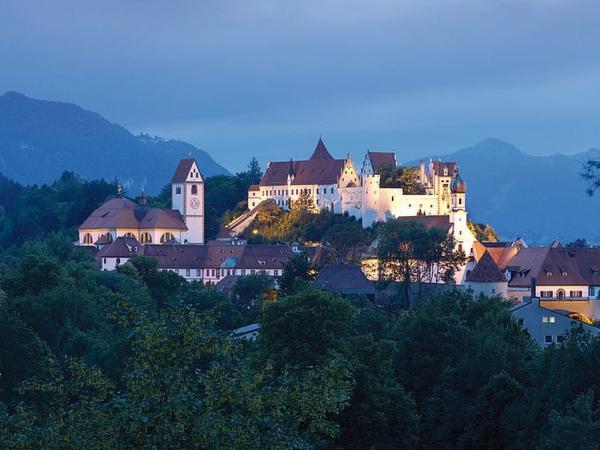 Fuessen am Lech Panorama