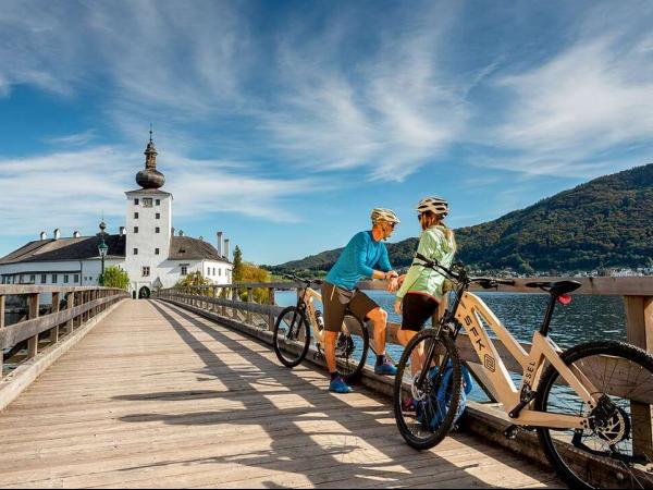 Schloss Ort in Gmunden lake Traunsee