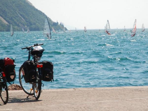 Bikes at the lake