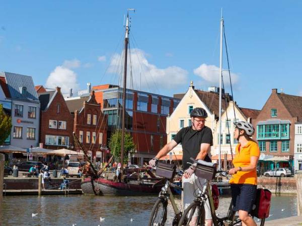 Nordsee - Husum - cyclists