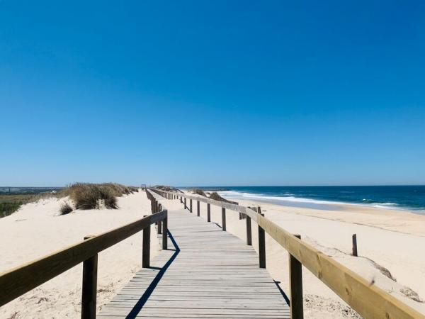 Cycle path at the beach