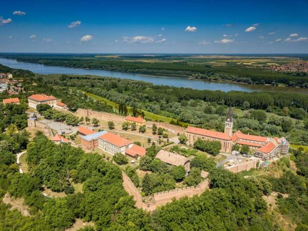 view to Ilok - easternmost danube city of croatia