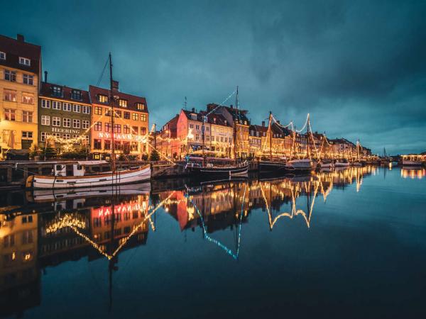 Copenhagen at night