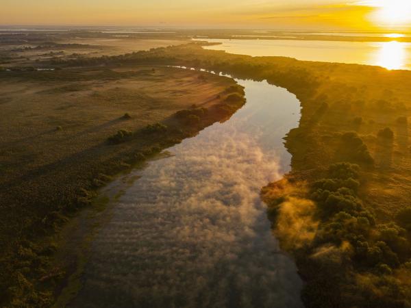 Sunset in the Danube Delta