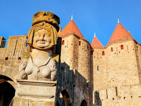 Narbonne Gate in Carcassonne