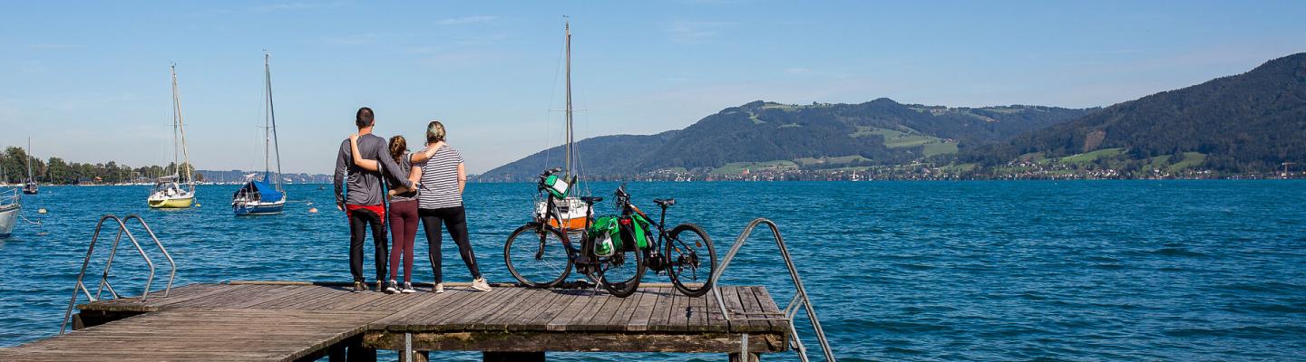 Resting at lake Attersee