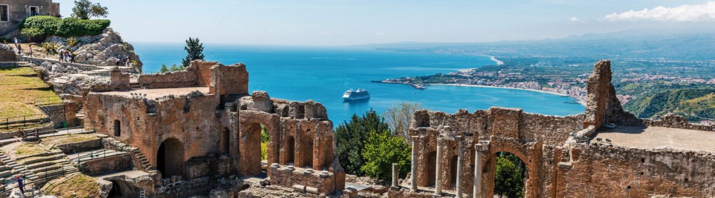 Greek theater in Taormina