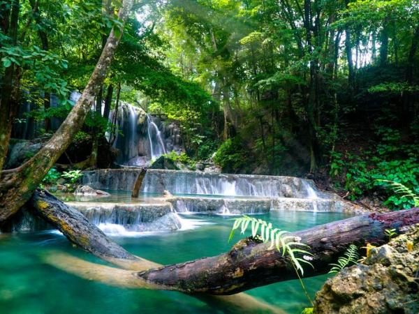 Waterfall Mata Ai Jitu in Moyo Island