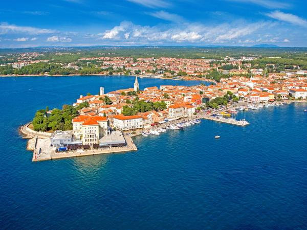 Porec areal view