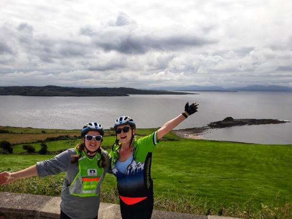 Cyclists near Killybegs