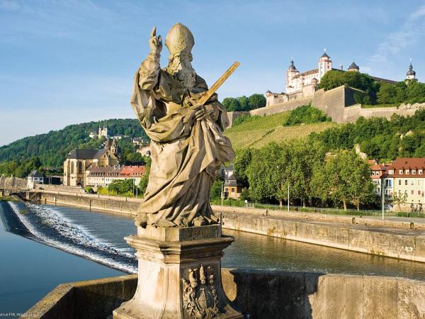 Old Main bridge near Wuerzburg