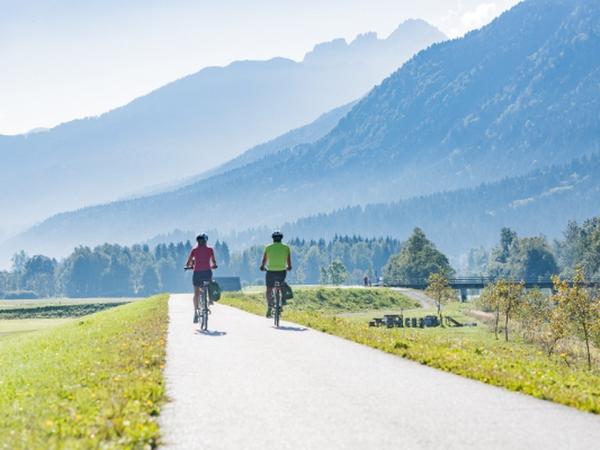 Cycling through the mountains