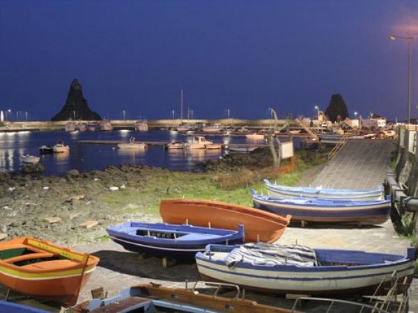 at the coast of Sicily