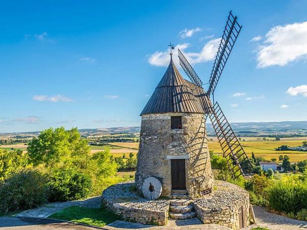 View of the Cugarel Mill in Castelnaudary