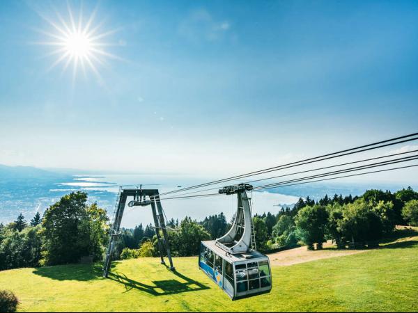 Pfnderbahn cable car in Bregenz / Lake Constance