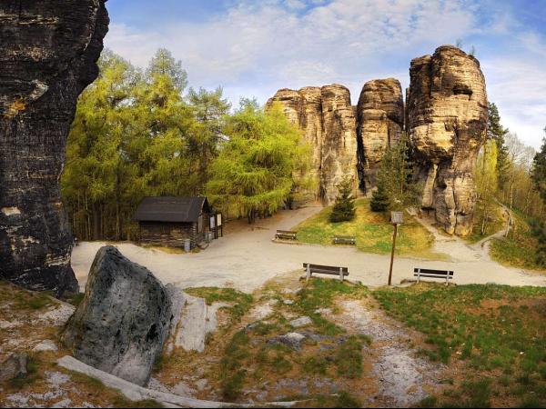 in the Bohemian sandstone mountains