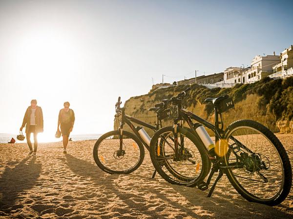 Bikers on the beach