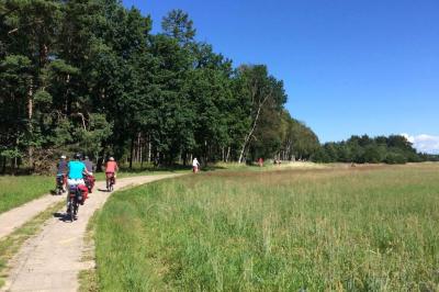 Cycling in Slowinski Nationalpark