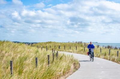 Cyclist on Texel