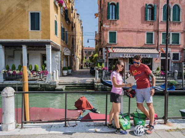 Cyclist sin Venice