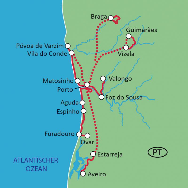 Map Porto