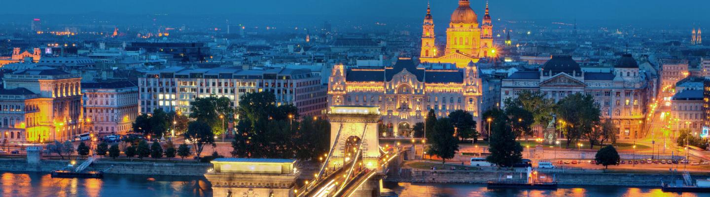 Budapest at night